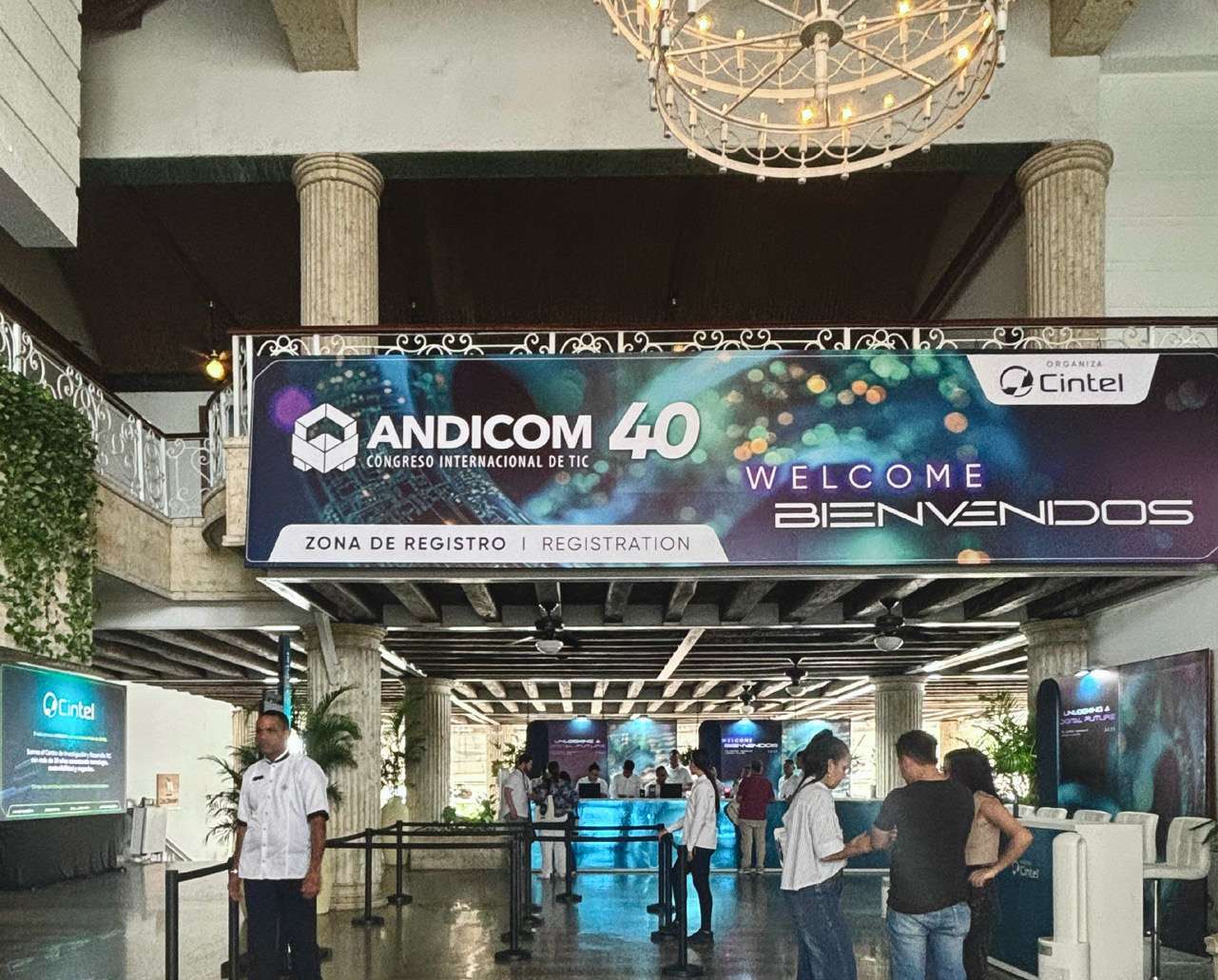 Zona de registro de ANDICOM 40