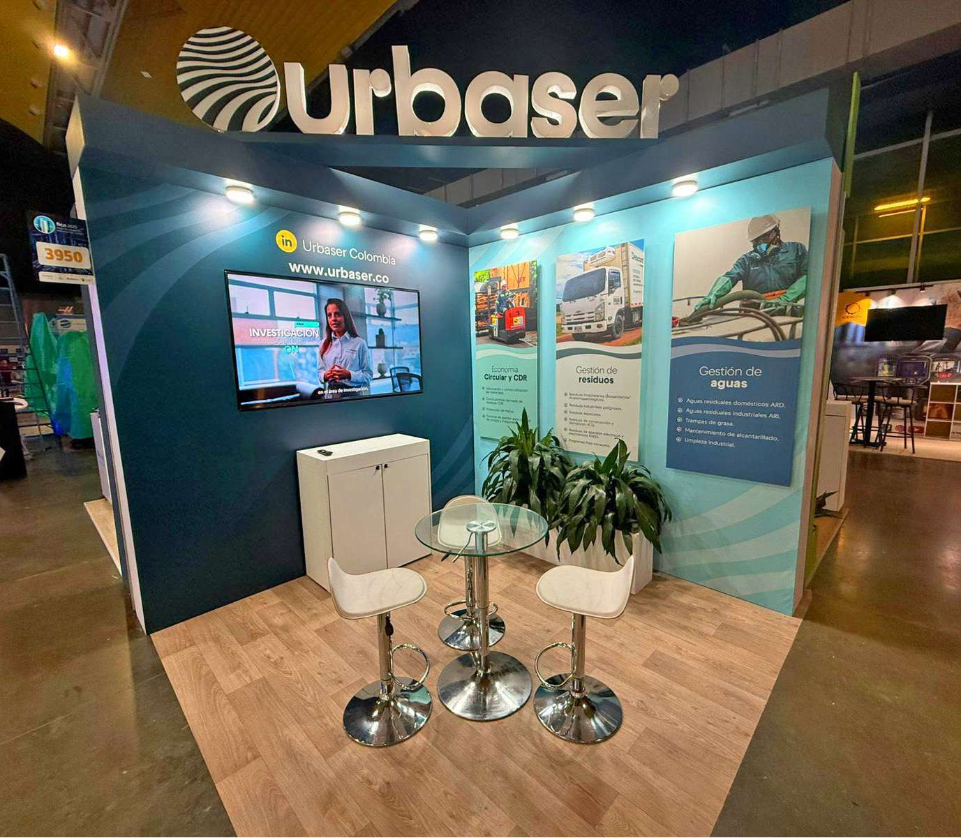Urbaser — Stand corporativo · ANDICOM